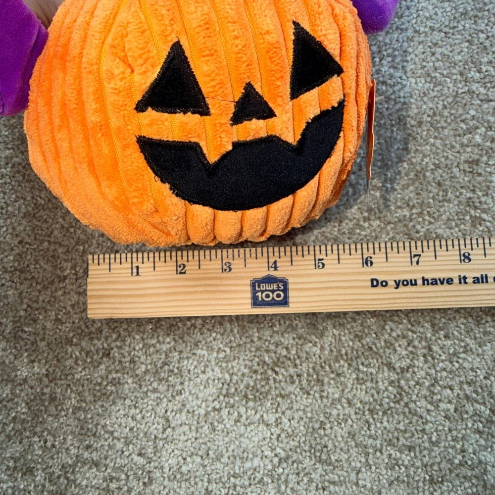 Bark‎ Batty Flapperlantern Halloween Pumpkin Bat Dog Toy Squeak Crinkle Corduroy
